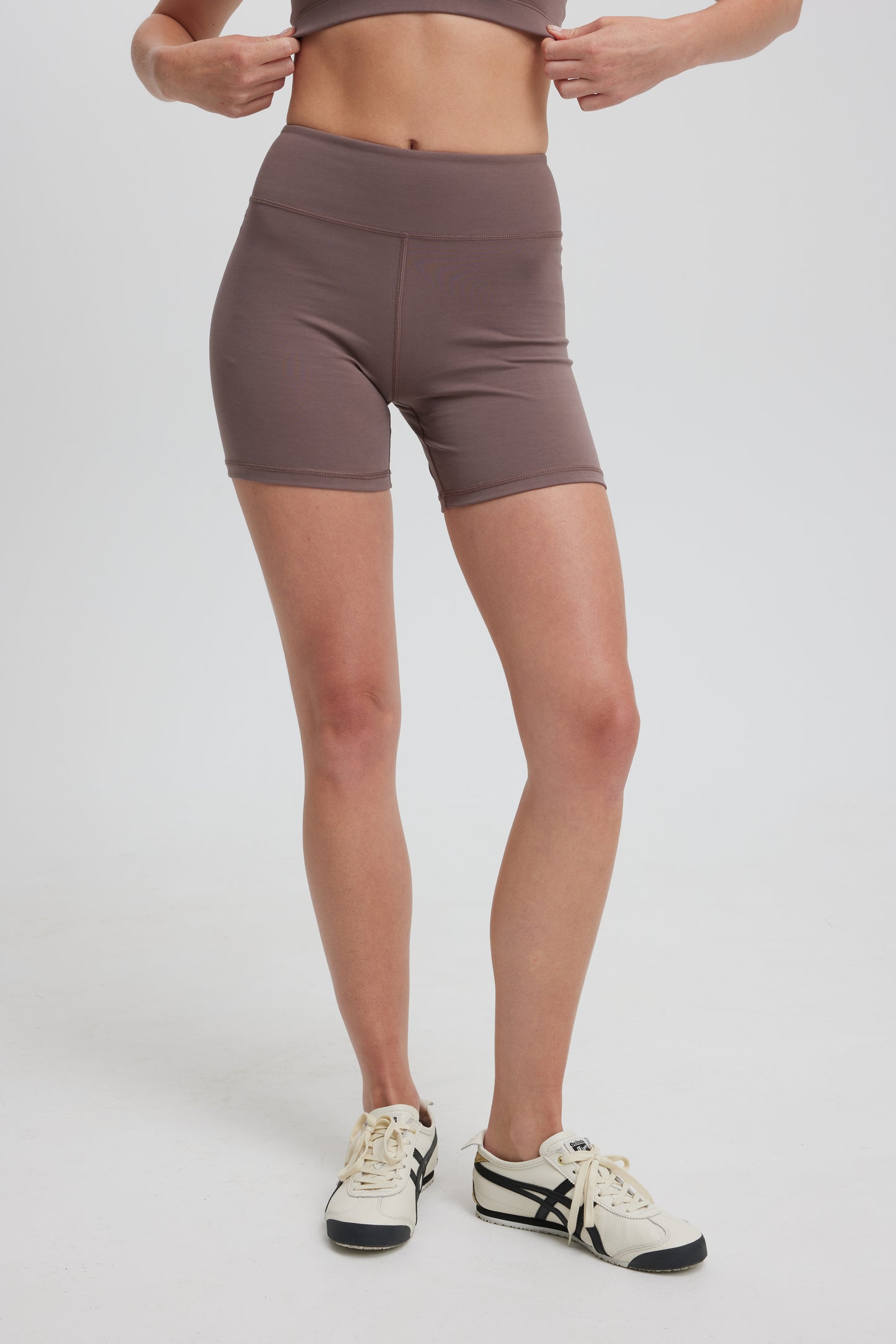 Mia Organic Cotton Bike Short Taupe