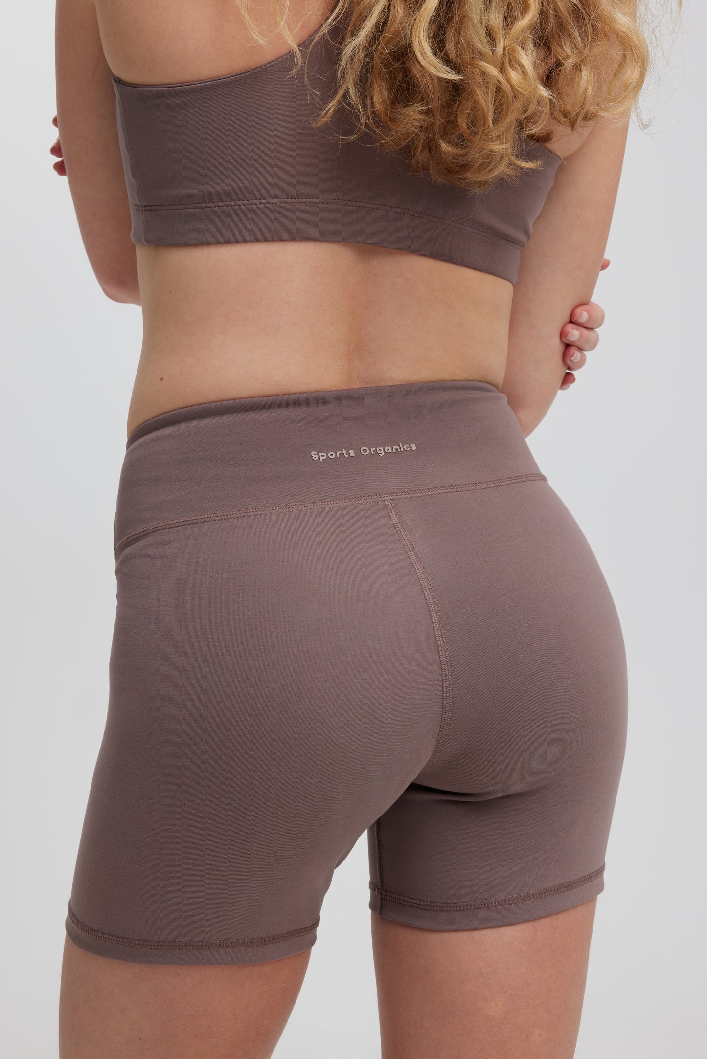 Mia Organic Cotton Bike Short Taupe