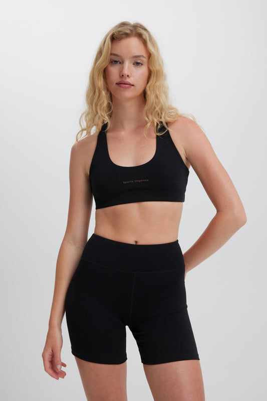 Mia Organic Cotton Bike Short Black